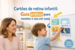Cartões de rotina infantil: Guia prático para montar o seu em casa