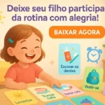 Cartões de rotina infantil personalizados: Deixe a criança participar