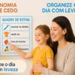 Quadro de rotina infantil: Como ajudar seu filho a seguir tarefas diárias de forma independente