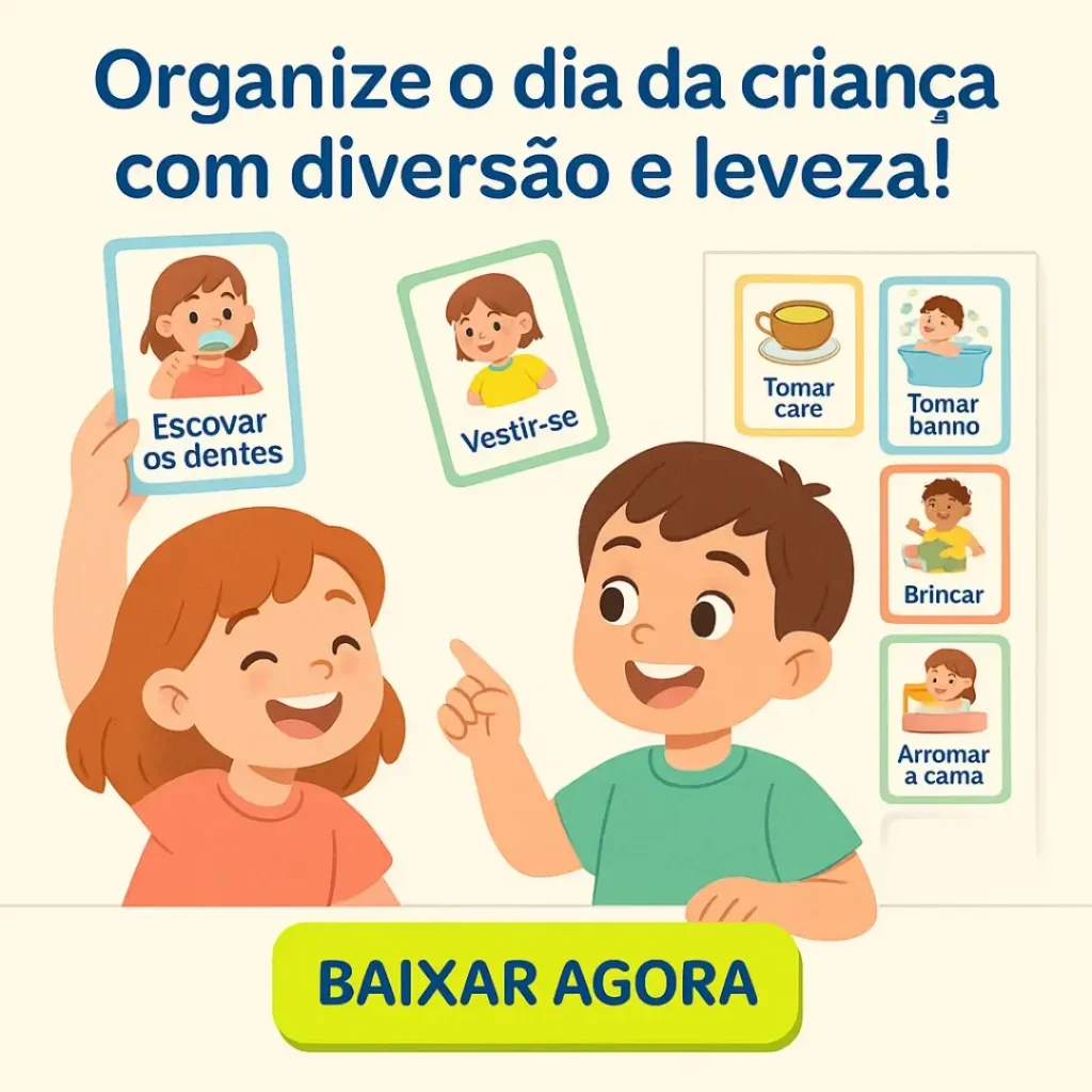 Rotina diária infantil para imprimir em pdf ad
