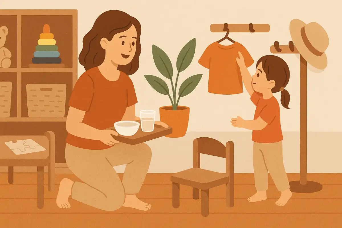 Como funciona a Rotina Montessori em casa