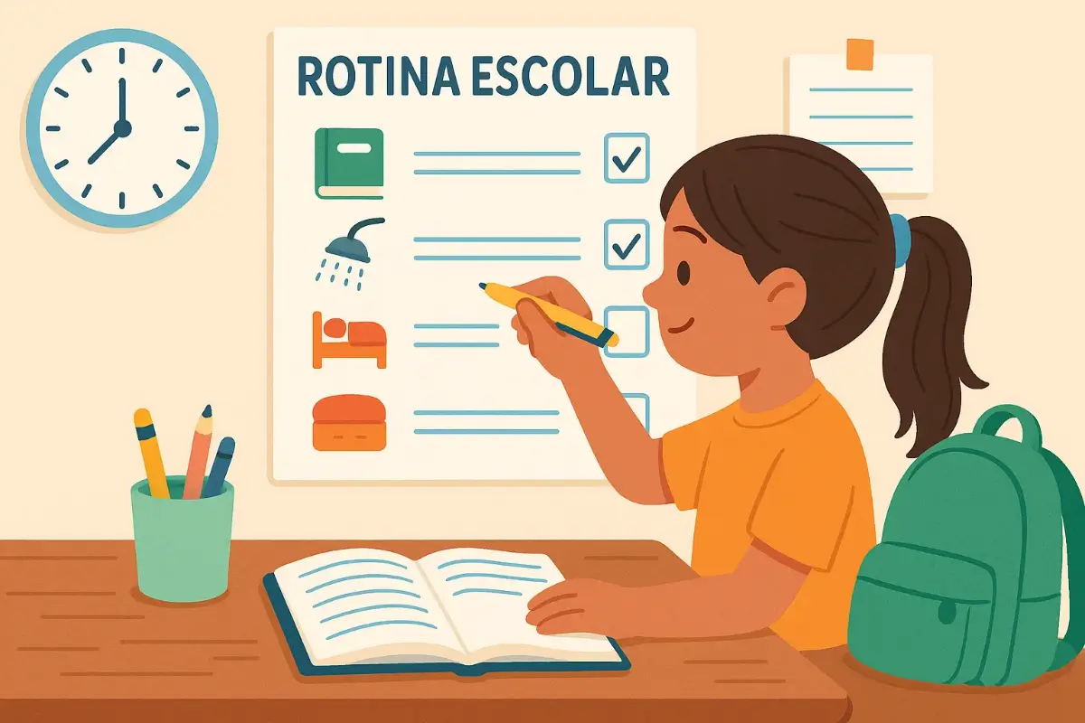 Como organizar a rotina infantil escolar?