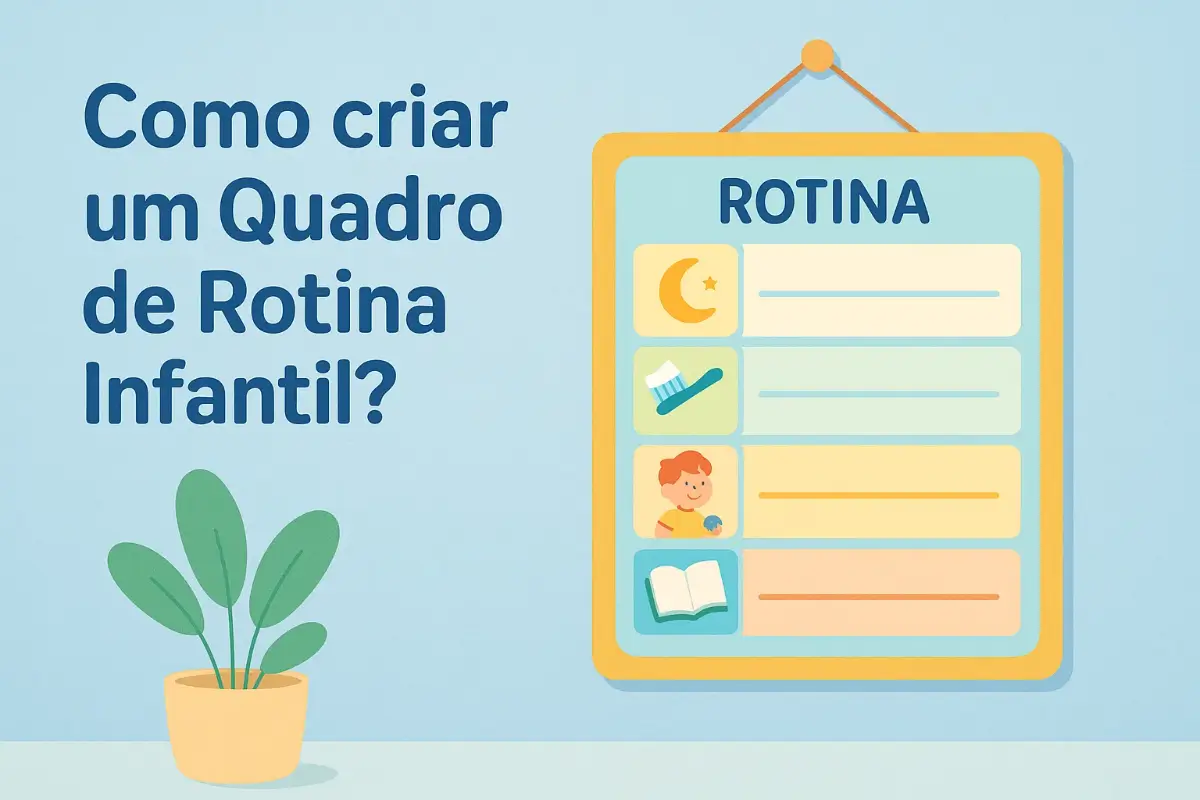 Como criar um Quadro de Rotina Infantil?