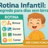 Rotina Infantil: O segredo para dias sem birras