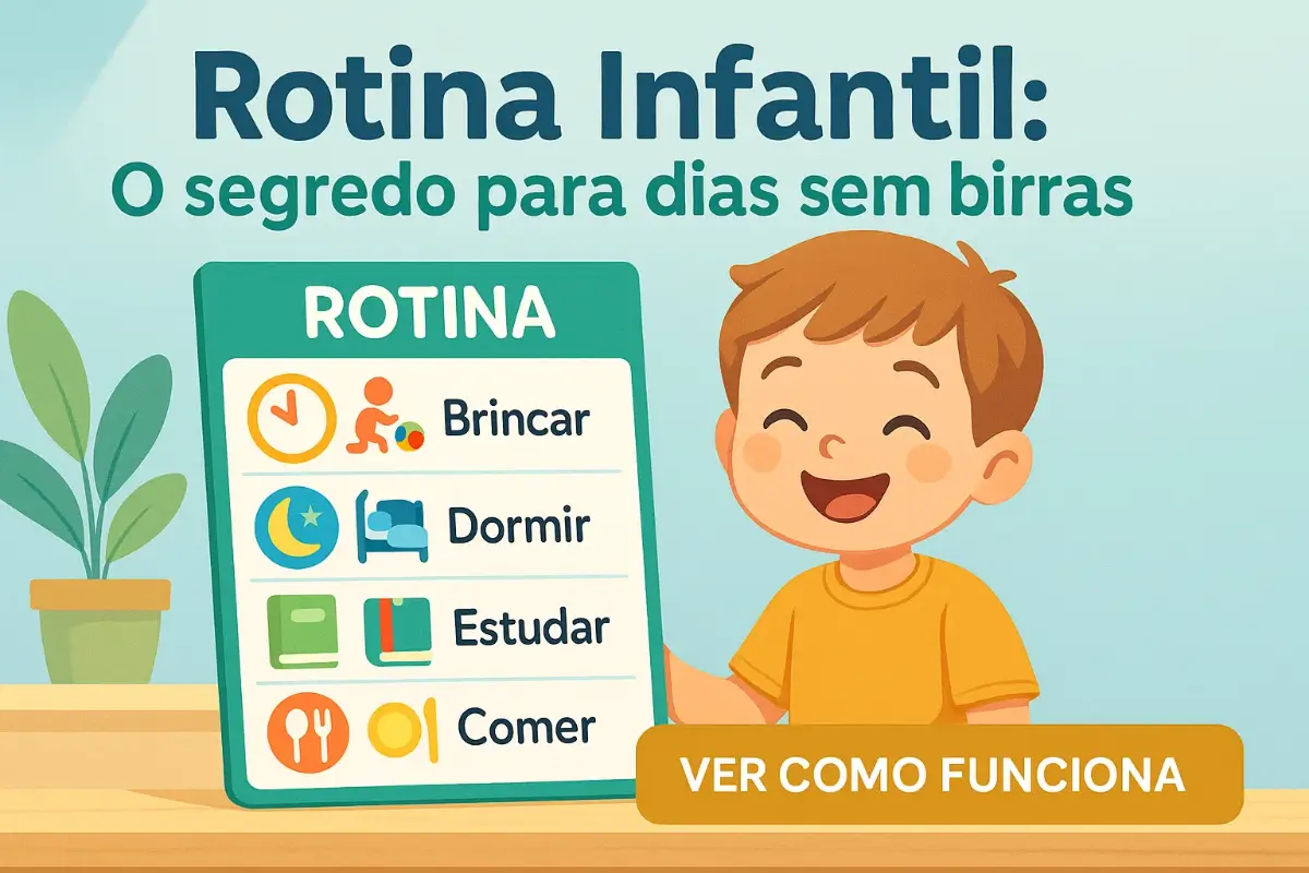 Rotina Infantil: O segredo para dias sem birras