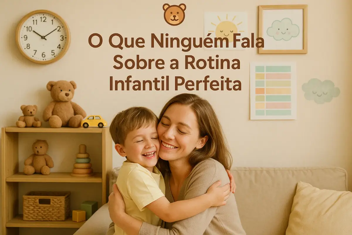 O que ninguém fala sobre a rotina infantil perfeita