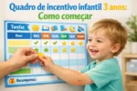 Quadro de incentivo infantil 3 anos: Como começar