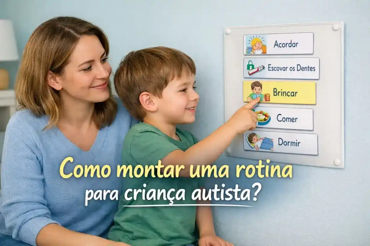 Como montar uma rotina para criança autista?